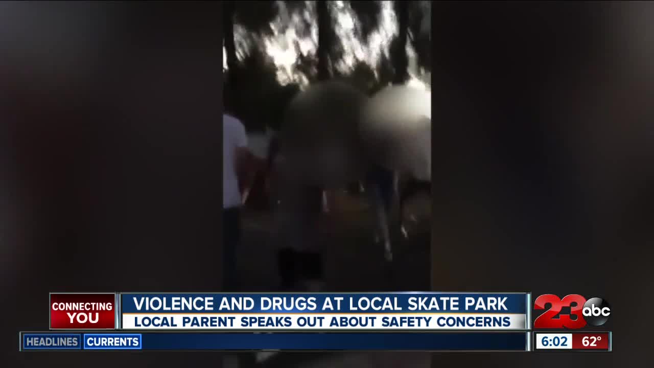 Parent voicing concerns of violence, drugs at Skatepark in Oildale