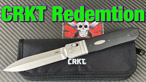 CRKT Redemption ! Magnacut blade ! Mfg by Hogue knives ! Oooh yeah ! 🤩