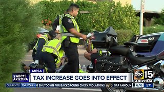 Mesa tax increase goes into effect