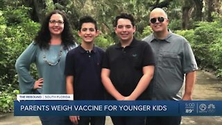 Parents contemplate COVID-19 vaccines for children