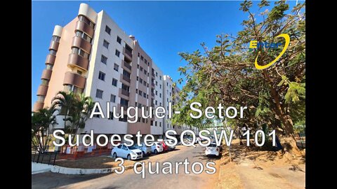 ALUGUEL- Apto Setor Sudoeste- SQSW101- 89m2 – #brasilia #corretor #corretordf #imoveis