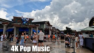 4K Pop Music - Sunshine | Florida | Walk Disney Springs Orlando FL | 20230715