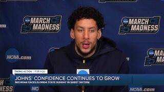 Brandon Johns Jr.'s confidence continues to grow