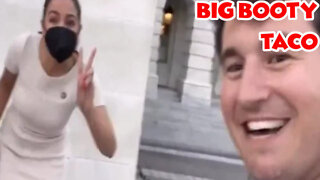 AOC Threatens Comedian Alex Stein Who Catcalled Her on Capitol Steps