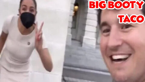 AOC Threatens Comedian Alex Stein Who Catcalled Her on Capitol Steps