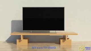 DIY TV Stand | Build with 2X6 Lumber