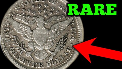 1902 Silver Barber Quarters Worth Money!