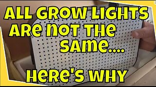 LED Grow Lights Review #garden #gardening #hydroponics #diy