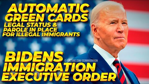 Automatic Green Card, Green Card Rules Relaxed for few Illegal Immigrants🚨Bidens New Executive Order