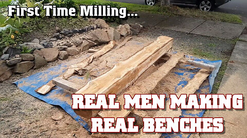 REAL MEN MAKING REAL BENCHES