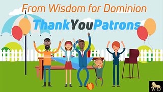 THANK YOU PATRONS!!! November 19th Patrons Celebrations Day #THANKYOUPATRONS