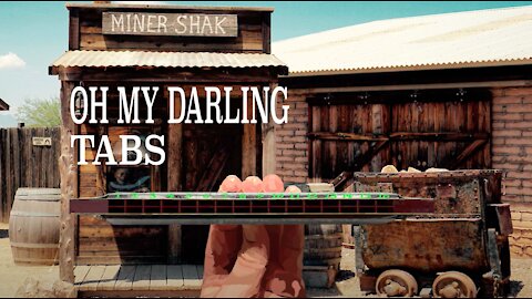 Harmonica TABS for Oh My Darling Clementine on a Tremolo Harmonica with 16 Holes / 32 Tones