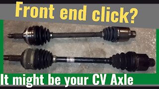 How to know when your CV Axle is going bad that is not clicking when you turn Part 2