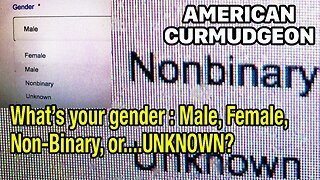 What's your gender : Male, Female, Non-Binary, or...UNKNOWN?