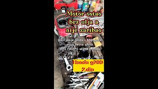 Motor ostao bez ulja Honda g200_2. dio