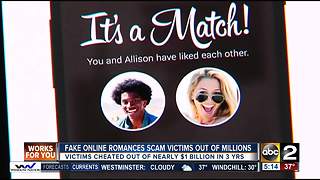 Fake online romances scam victims out of millions of dollars