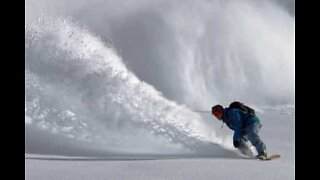 Terrible avalanche dans les Pyrénées, le rider survit