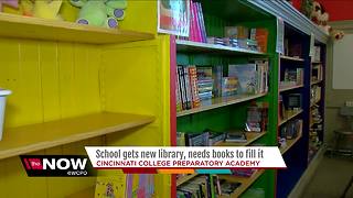 School gets new library, needs books