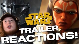 MANDALORIAN SEASON 3 AND TALES OF THE JEDI TRAILER REACTIONS!