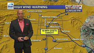 Strong winds expected tonight