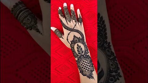 Backhand mehndi design | Festive special mehndi design | Henna mehndi | Beautiful mehndi design