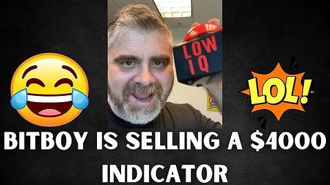 Bitboy Ben Armstrong "High-IQ" Indicator | Bitboy Continues To Rip Off His Low IQ Followers | $4000?