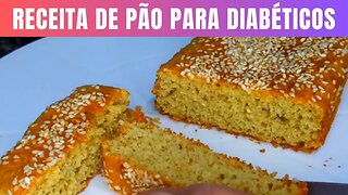 Receita de pão saudável para diabéticos delicioso.