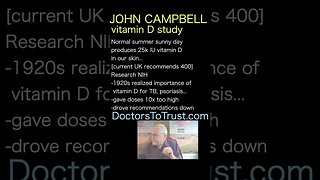 John Campbell: Vitamin D