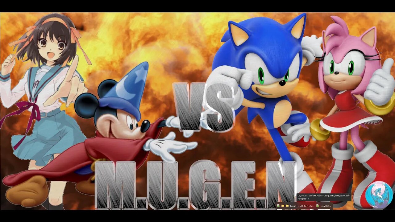 MUGEN - Request by CodyTheClubTuberIsCool2003 - Mickey EX & Haruhi Suzumiya  VS Sonic & Amy