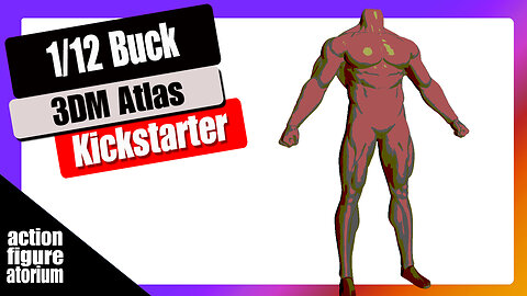 The 3DM Atlas 1/12 Muscle Guy Buck | Kickstarter Marketing Analysis | Review & Opinion