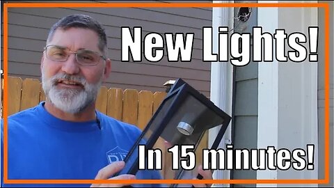 Outdoor light fixture installation | Increase your curb appeal in 15 minutes!