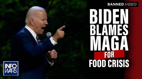 Biden Blames MAGA Crowd for Food Shortages as Globalist Great Reset Collapses Economy