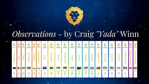 Observations Book Series by Craig "Yada" Winn