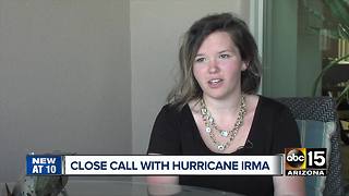 Valley woman survives Hurricane Irma on island