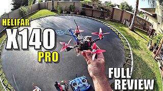 Helifar X140 Pro FPV Race Drone Review - [Unboxing, Flight/Crash Test, Pros & Cons]