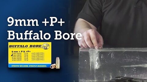 Clear Impact Ammo: Buffalo Bore +P+ 9mm Jacketed Hollow Points