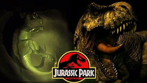 The DARK Jurassic Park Survival Game! - Isla Sorna T.rex And Baby Spinosaurus!