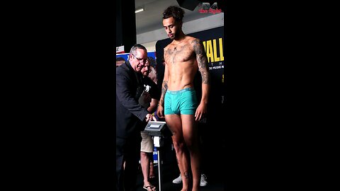 Xavier Fletcher official weigh-in interview #boxing