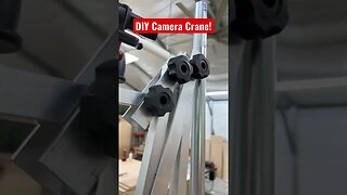 Workshop DIY Camera crane! #woodworking #camera #shorts