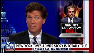 Tucker Looks Back At The Media Covering Up The Hunter Biden Labtop Scandal