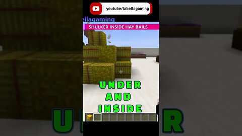 Hide Your Chest Under A Lily Pad and Hay Bail | Minecraft