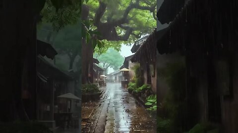 雨声助眠缓解压力和焦虑，让我更轻松地入睡睡眠辅助雨声，充分利用大自然的声音让雨声帮助你入睡#sleep #sleepmusic #shortsvideo #rainsounds #shorts