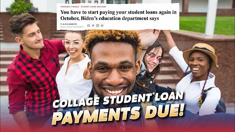 Biden Lied! Student Loan Debt Payments To Resume In October