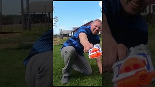 Huge OUTDOOR Nerf WAR!!!🎯🔫🤩😲👍 Kids v Adults no Mercy for ANYONE.