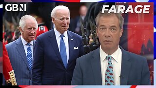 Nigel Farage slams TWISTED MEDIA for ignoring Joe Biden's blatant disregard of King Charles