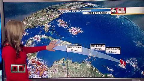 Tropical Depression Three forms in the Atlantic