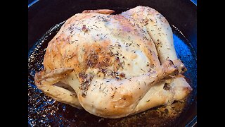 Roasted Chicken In Iron Cast skillet or Baking pan. Yay Or Nay!! INGREDIENTS: For Chicken: