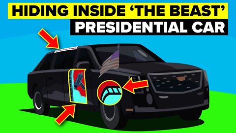 Secret Features of The Beast (President's Car) - The Infographics Show