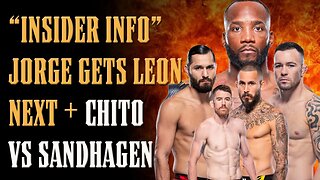 Jorge Masvidal's "INSIDER INFO" on Title Shot PLUS Chito vs Sandhagen Preview