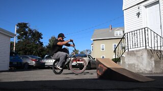 Big trick, small ramp